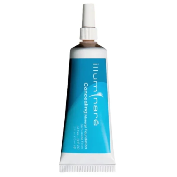 Tube of Illuminare Cosmetics Concealing for Mineral Foundation | SPF 20 for glowing skin