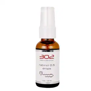 302 Skincare Retinol 0.5 Drops for sensitive skin and anti-aging.
