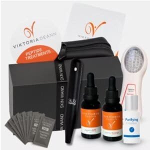 Skin Wand Pro + Viktoria DeAnn Peptides Bundle
